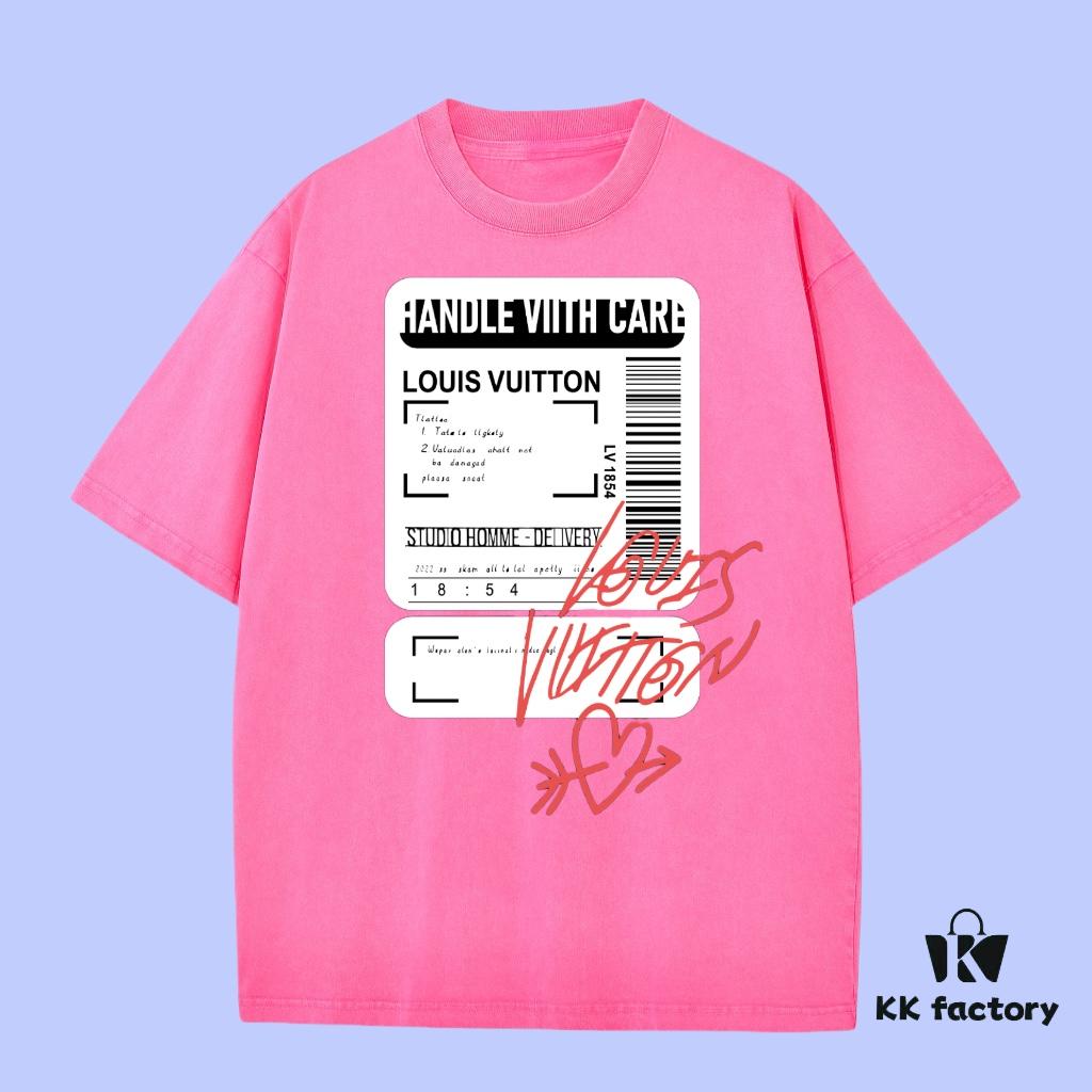 693118dd908475d562cd911e High-End Quality LV Louis 2025 Fall Spring Collection Tag Short Sleeve T-Shirt, Distinct from Regular Prints, Premium 270G 32-Count Double-Yarn Pure Cotton Fabric, Relaxed Fit Unisex Design