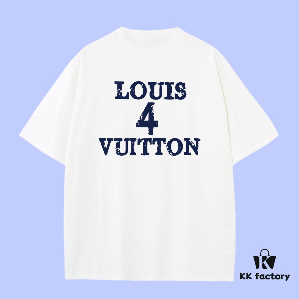 693119ef908475d562cd9162 Luxury Quality LV Louis 2025 Fall Spring Collection Slogan 4 Short Sleeve T-Shirt, Distinctive from Regular Print, Crafted with 270G 32-Count Double-Yarn Pure Cotton Fabric, Relaxed Fit Unisex Design