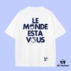 69311a1b908475d562cd916e Luxury Quality LV Louis 2025 Fall Spring/Summer Collection Slogan Earth 🌏 Short Sleeve T-Shirt, Distinct from Regular Prints, Custom Woven 270G 32-Thread Double-Yarn Pure Cotton Fabric, Loose Fit Unisex Design
