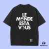 69311a1c908475d562cd916f Luxury Quality LV Louis 2025 Fall Spring Collection Slogan Earth 🌏 Short Sleeve T-Shirt, Distinctive from Regular Prints, Crafted with 270G 32-Ne Double-Yarn Pure Cotton Fabric, Loose Fit Unisex Design