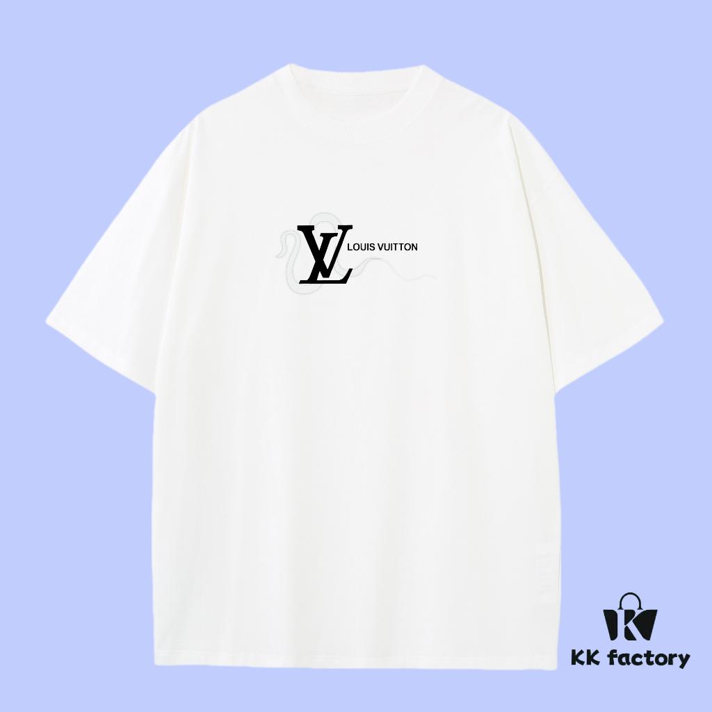 69311a22908475d562cd9172 Luxury Quality LV Louis 2025 Fall Spring Collection Snake Year Logo T-Shirt, Distinct from Regular Printing, Custom Woven 270G 32-Count Double-Yarn Pure Cotton Fabric, Loose Fit Unisex Design