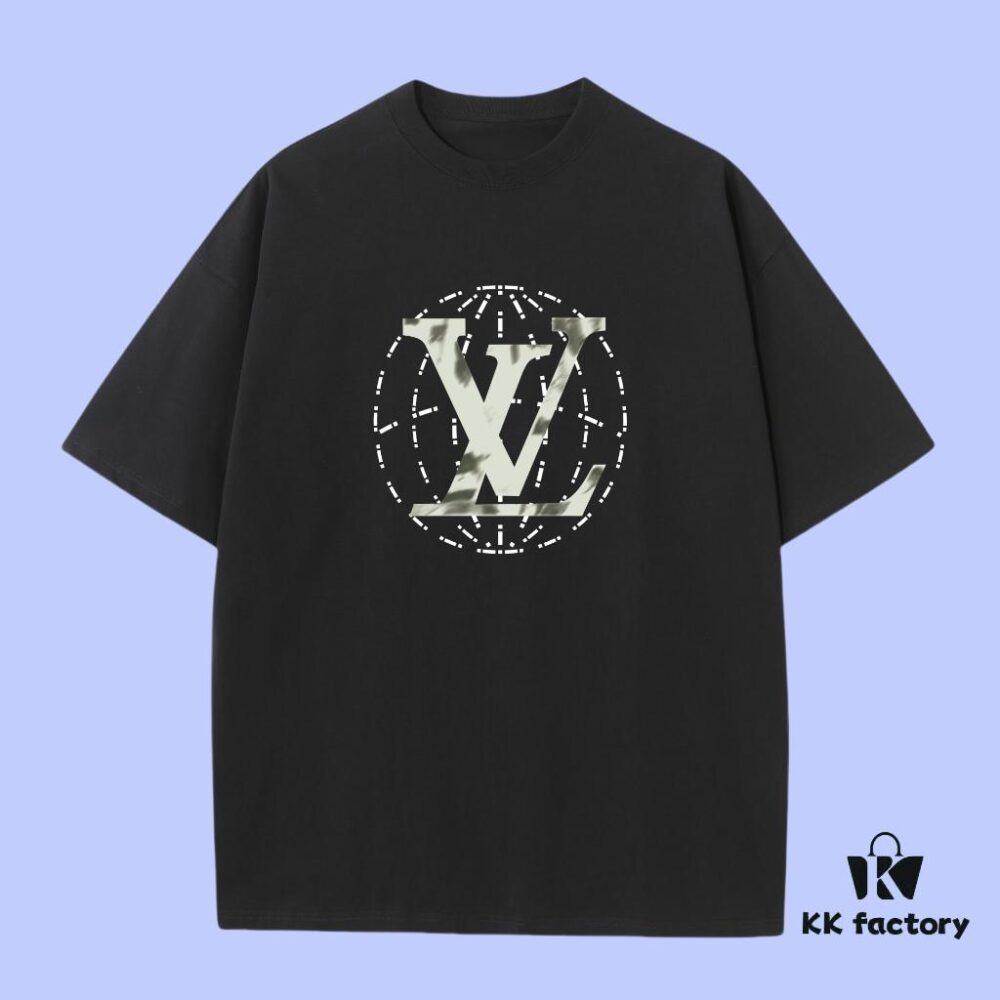 69311a7a908475d562cd9186 Luxury Quality LV Louis 2025 Fall Spring Collection Earth Short Sleeve T-Shirt, Premium 270G 32s Double-Yarn Cotton Fabric, Distinct from Regular Print, Loose Unisex Fit