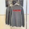 GUCCI x Snow White Collaborative Cartoon Pattern Knit Sweater with Round Neck, Embroidered Back Design, Hand-beaded Craftsmanship