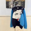 69311aa9908475d562cd9191 GUCCI x Artist Collaboration Face Print Crew Neck Long Sleeve Sweater