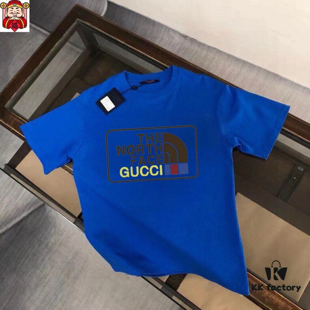 GUCCI Original Men's Casual Short-Sleeve T-Shirt, 2025 Spring/Summer New Arrival, Premium Custom Logo Design, High-End Craftsmanship and Tailoring, Imported Silk-Cotton Fabric, Stylish and Versatile for All Occasions