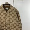 69311b3d908475d562cd91c3 New Gucci GUCCI 24FW Double G Jacquard Lapel Long-Sleeve Shirt Jacket