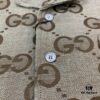 69311b45908475d562cd91c6 New Gucci GUCCI 24FW Double G Jacquard Lapel Long-Sleeve Shirt Jacket