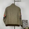 69311b5b908475d562cd91d0 New GUCCI Classic Double G Jacquard Patchwork Zipper Jacket Unisex Trench Coat