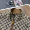 69311b69908475d562cd91d2 New GUCCI Classic Double G Jacquard Patchwork Zipper Jacket Unisex Trench Coat