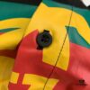 69311c1b908475d562cd9202 New Gucci Red-Green Double Ring Print Checked Oversized Logo Button Shirt