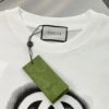 69311cd1908475d562cd923f New 2024 Pre-Spring Gucci Double G Graffiti Print Knitted Cotton T-Shirt