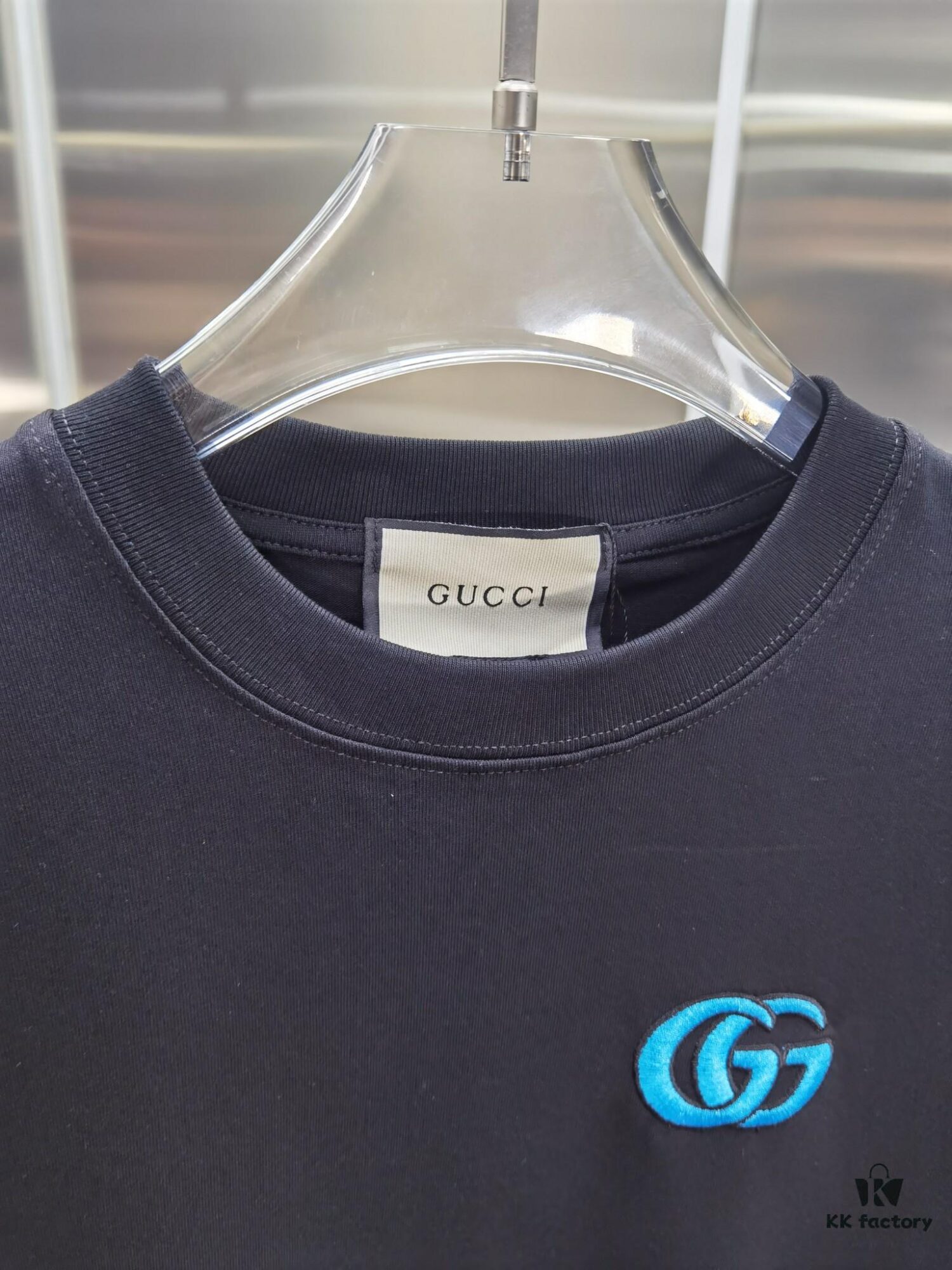 69311cea908475d562cd9243 Gucci Embroidered Short Sleeve T-Shirt (Top Quality Version, Distinct from Standard Stock) - Unisex Design