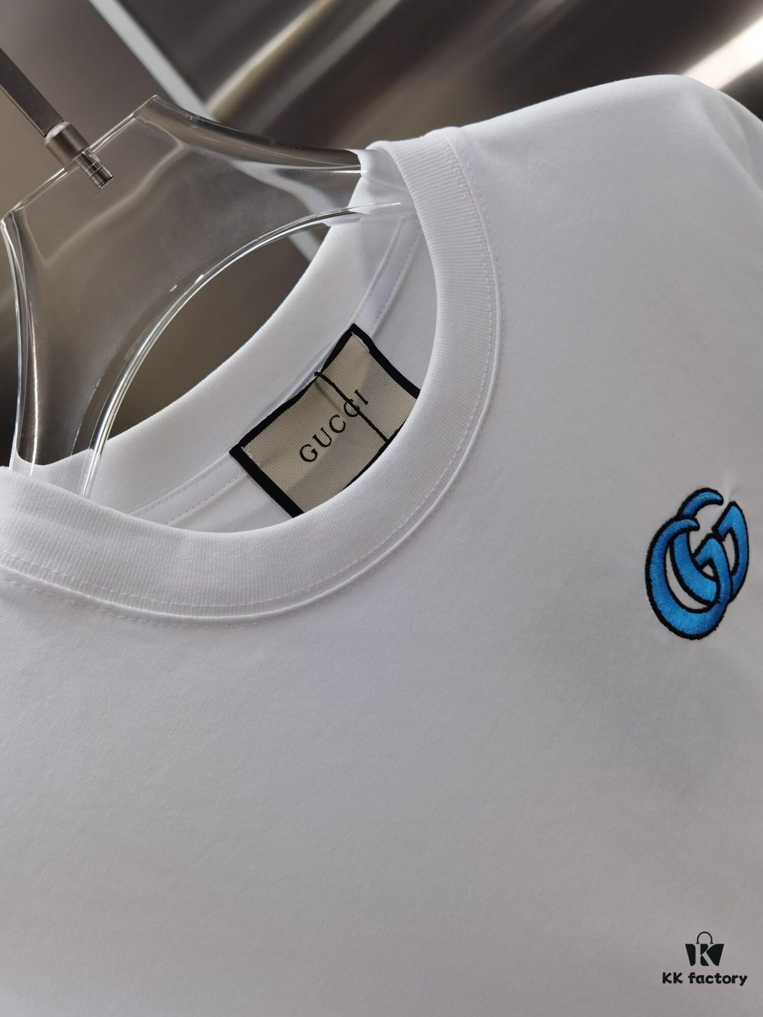 69311d49908475d562cd9258 Gucci Embroidered Short Sleeve T-Shirt (Top Quality Version, Different from Standard Stock)