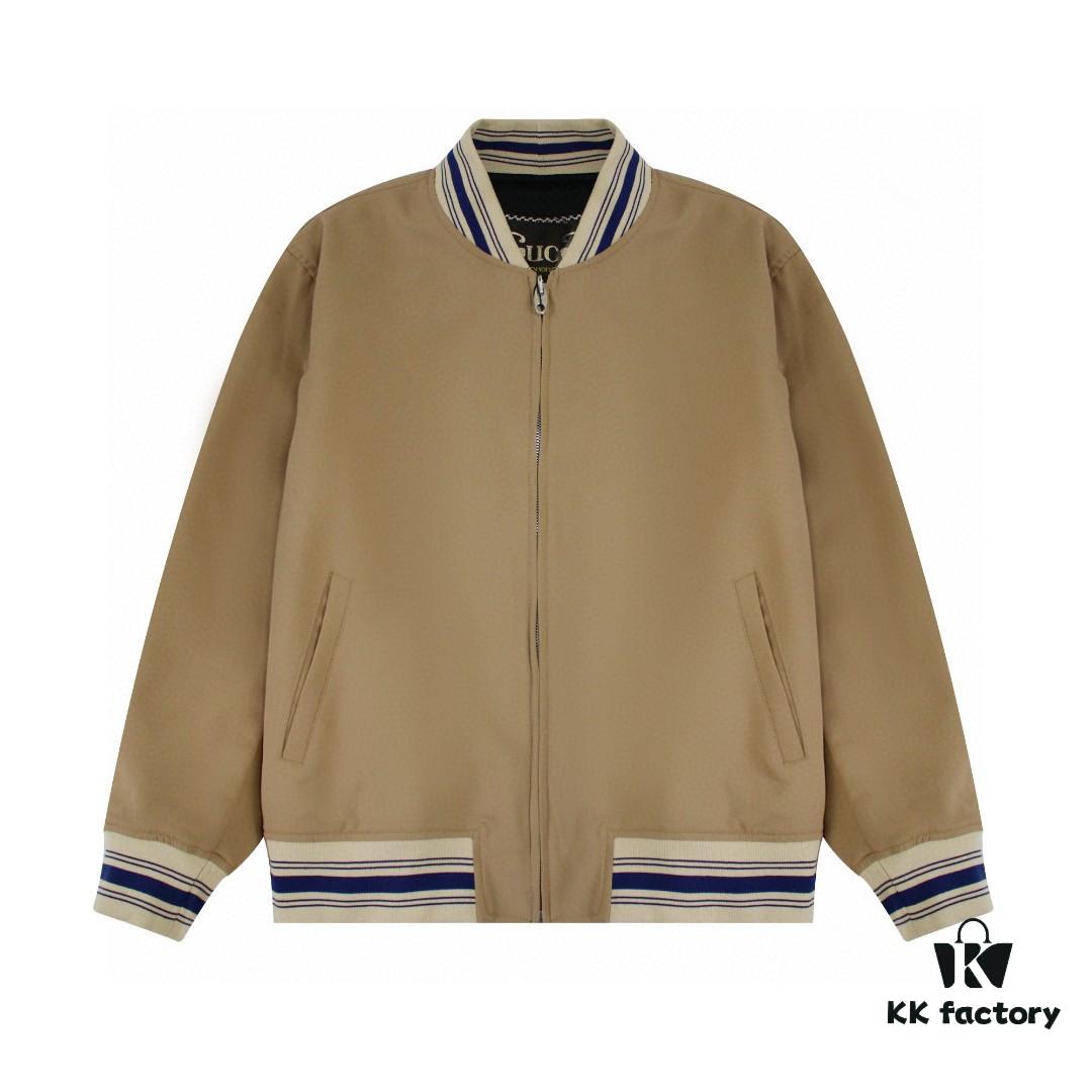 69311d9f908475d562cd9276 GUCCI Autumn New Unisex Reversible Baseball Jacket