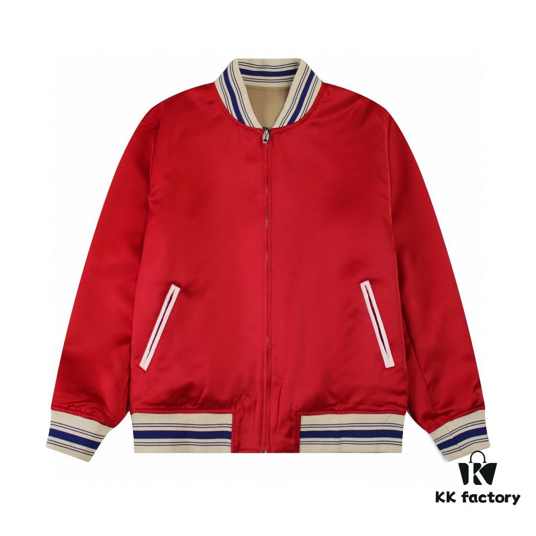 69311de5908475d562cd9288 GUCCI Autumn New Unisex Reversible Bomber Jacket