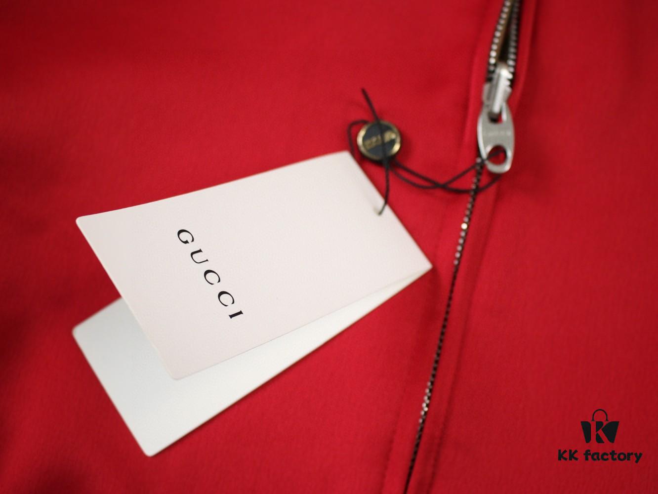 69311dfd908475d562cd9292 GUCCI Autumn New Unisex Reversible Bomber Jacket