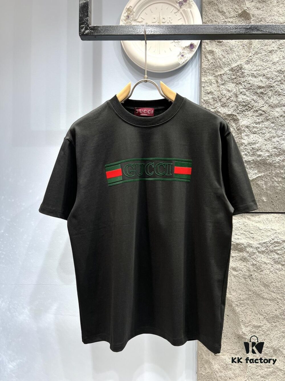 69311ec3908475d562cd92ae Gucci Web Flag Short-Sleeve T-Shirt