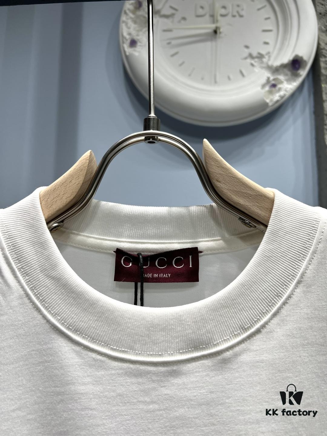 69311eff908475d562cd92bb Gucci*Gucci Printed Logo Short Sleeve T-Shirt