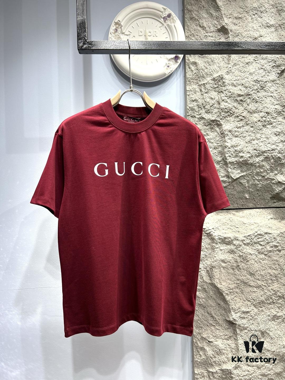 69311f18908475d562cd92c1 Gucci Printed Logo Short-Sleeve T-Shirt