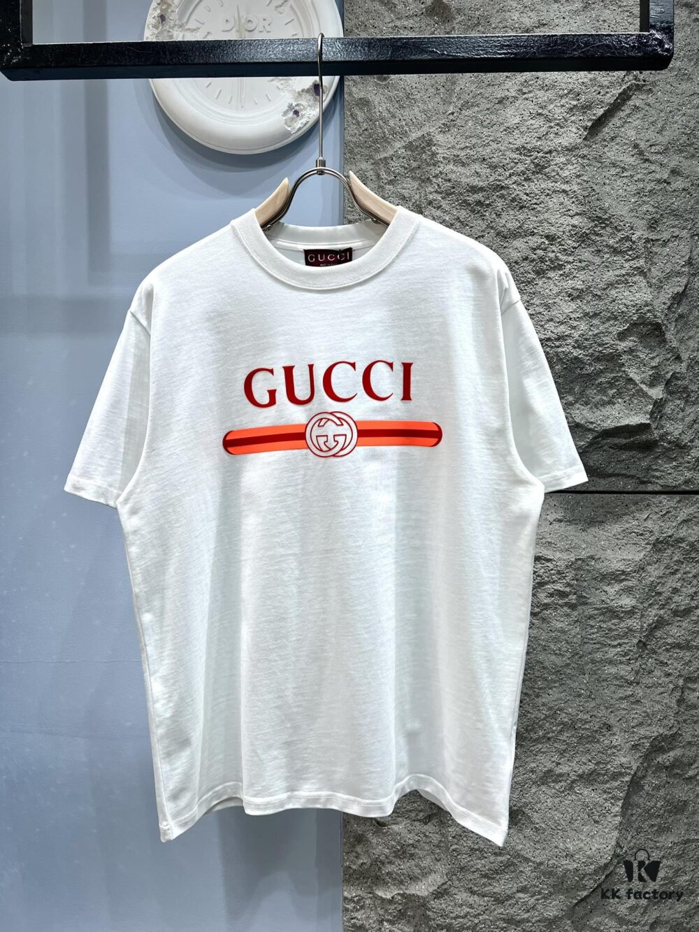 69311f63908475d562cd92d1 Gucci Letter Webbing Short Sleeve T-Shirt
