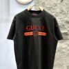 Gucci Web Letter Print Short Sleeve T-Shirt