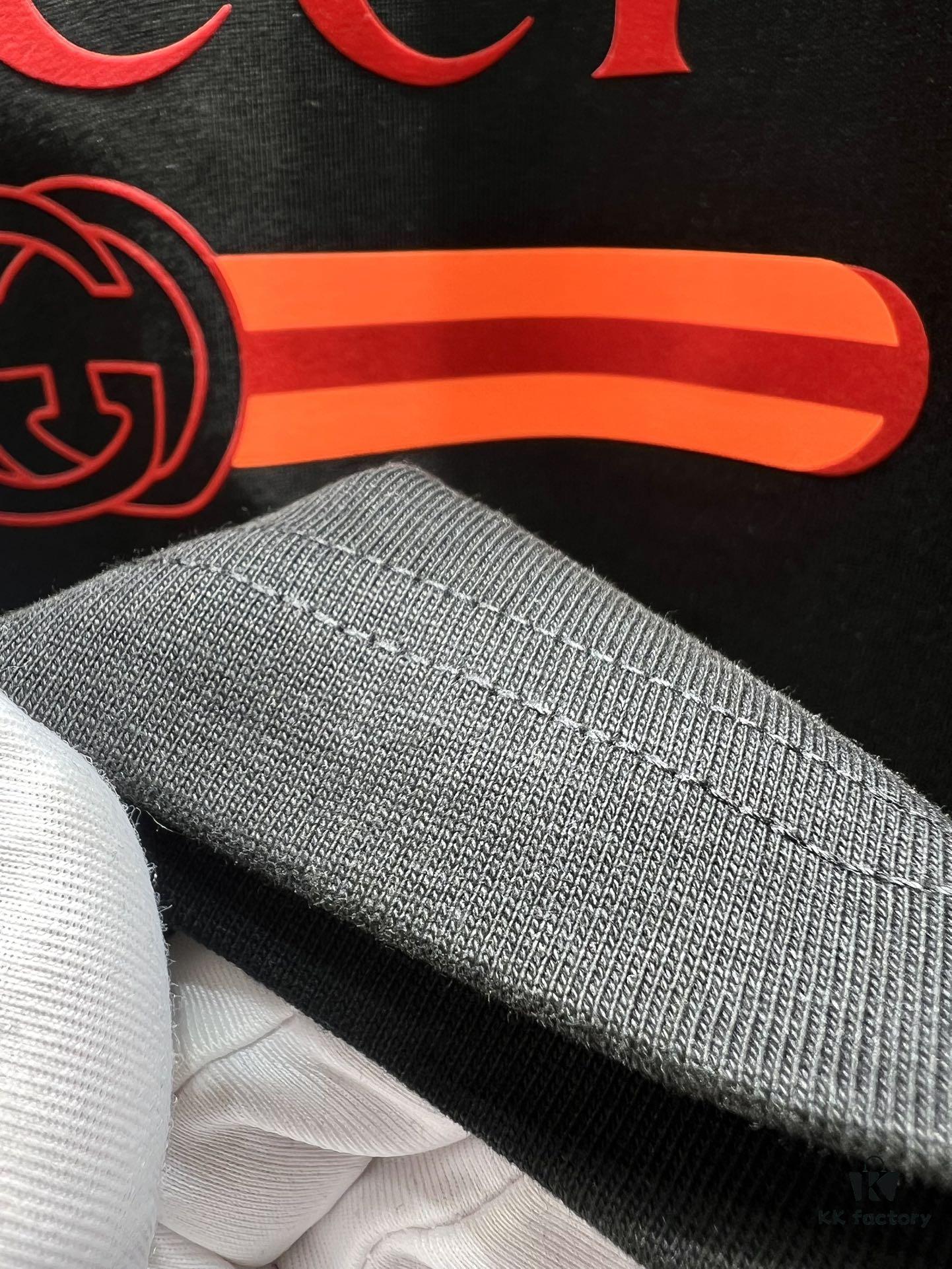 Gucci Web Letter Print Short Sleeve T-Shirt