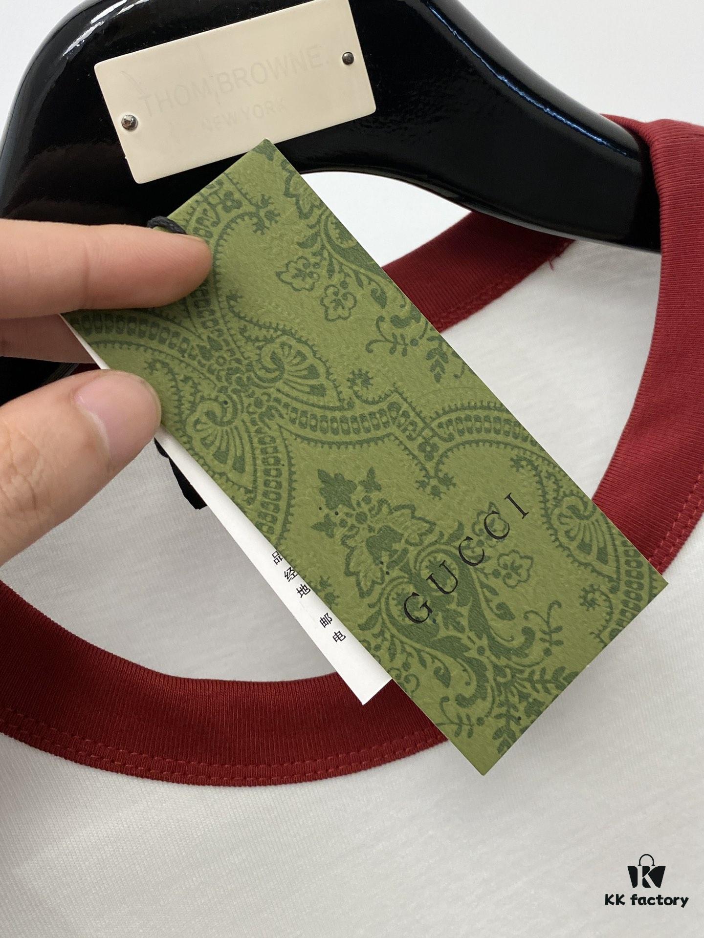 69311fca908475d562cd92f0 Gucci 2025 Latest Short-Sleeve T-Shirt, Stylish and Handsome with Exquisite Embroidered Logo on Chest, Simple and Versatile Design