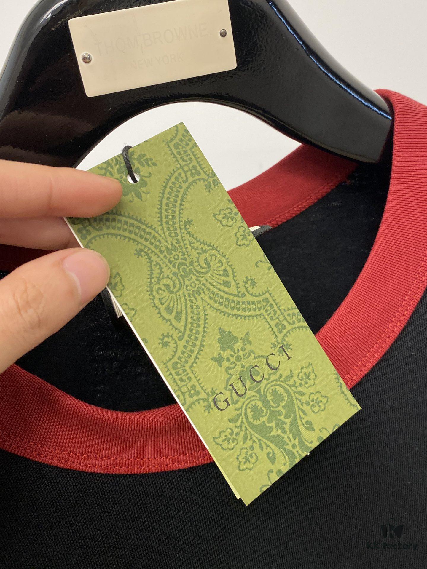 69311fe0908475d562cd92f8 Gucci, 2025 Latest Short-Sleeve T-Shirt, Stylish and Handsome with Exquisite Embroidered Logo on Chest, Simple and Versatile Design