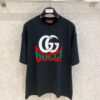 693121d8908475d562cd939b GU Double G Logo Printed Men's Oversized Short Sleeve T-Shirt