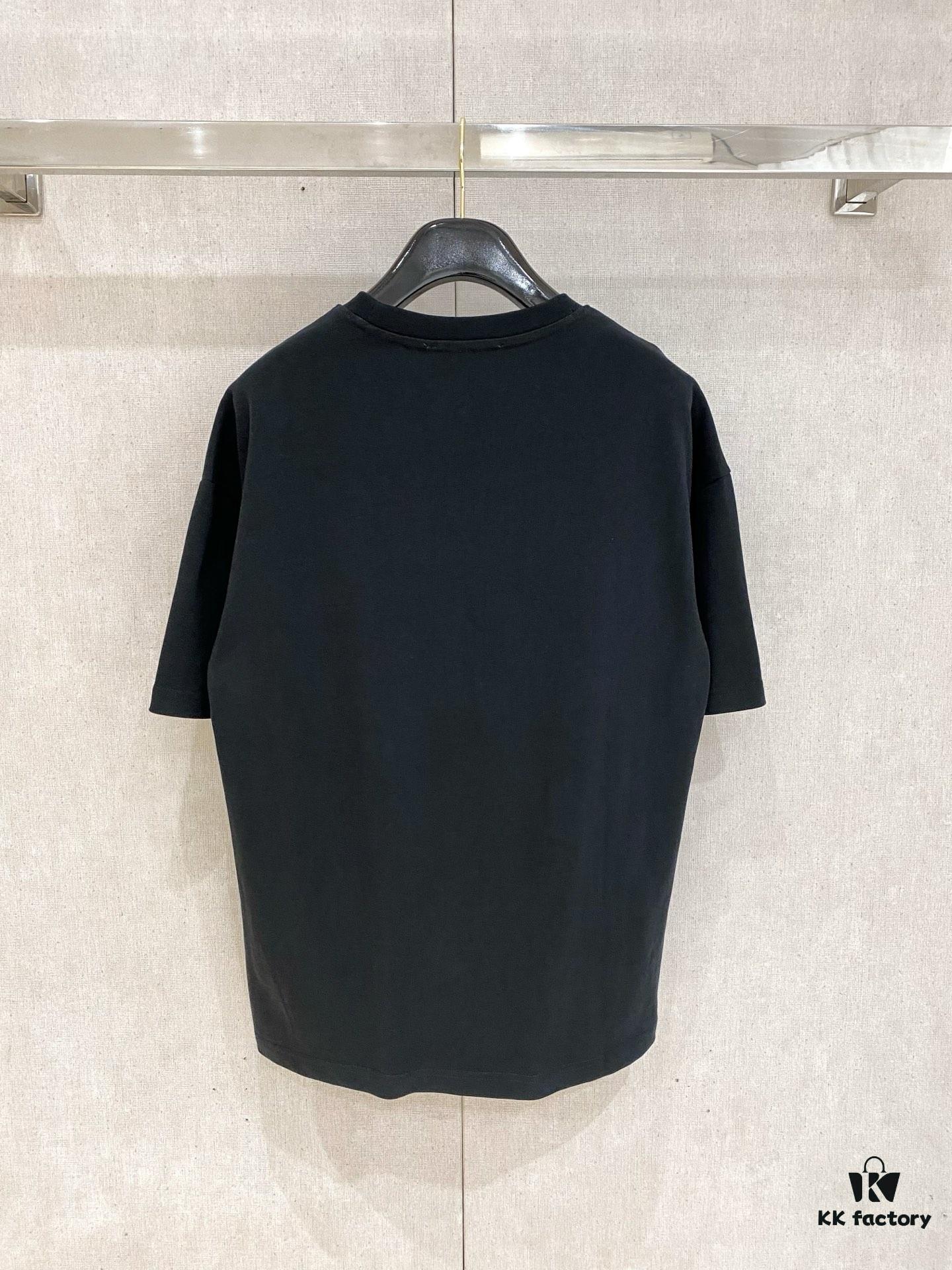 693121db908475d562cd939c GU Double G Logo Printed Men's Oversized Short Sleeve T-Shirt