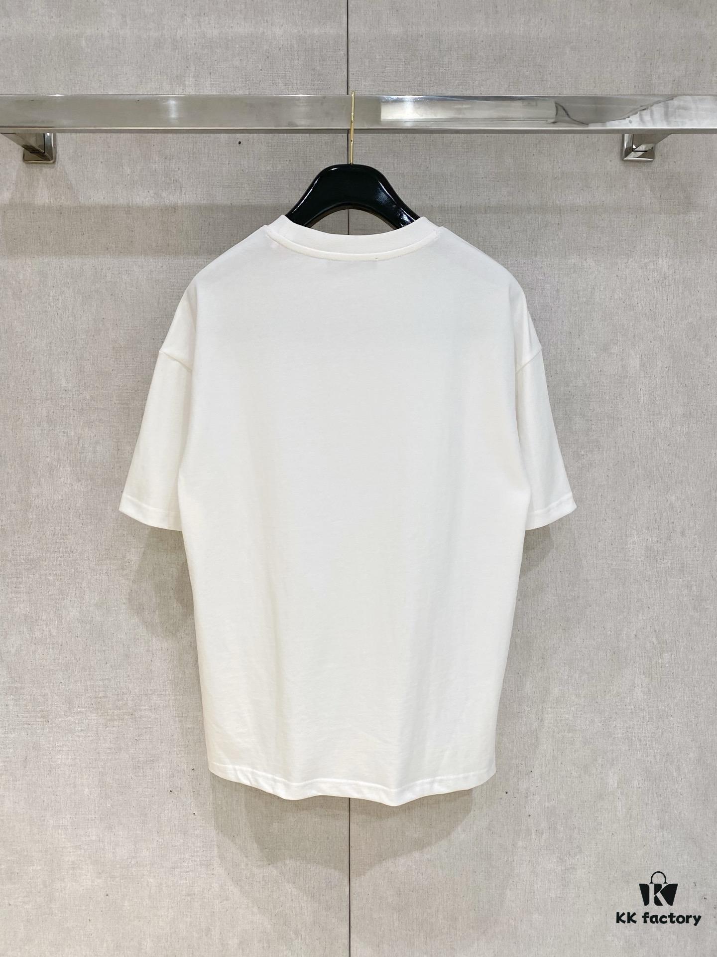 GU Double G Logo Printed Men's Oversized Short Sleeve T-Shirt