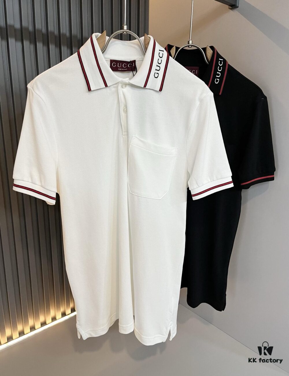 69312210908475d562cd93ac GUC*I GUJIA 2025 Spring/Summer New Short-Sleeve Polo Shirt, Breathable Premium Imported Piqué Cotton Fabric, Logo-Embellished Collar, Trendy and Youthful Unisex Design