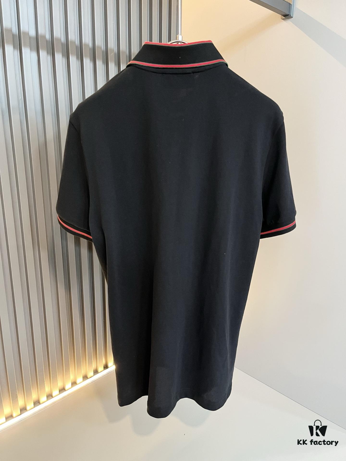 69312217908475d562cd93af GUC*I GUJIA 2025 Spring/Summer New Short-Sleeve Polo Shirt, Breathable Premium Imported Piqué Cotton Fabric, Logo-Embellished Collar, Trendy and Youthful Unisex Design