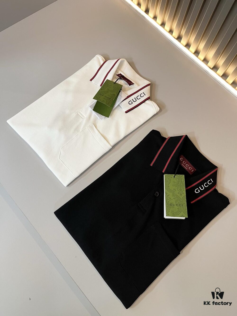 69312229908475d562cd93b5 GUC*I GUJIA 2025 Spring/Summer New Short-Sleeve Polo Shirt, Exclusive Release via Trading Company Channel, Synchronized with Official Website Launch! G Brand Spring/Summer Collection Couples' Style Now Available with Knitted Logo on Collar