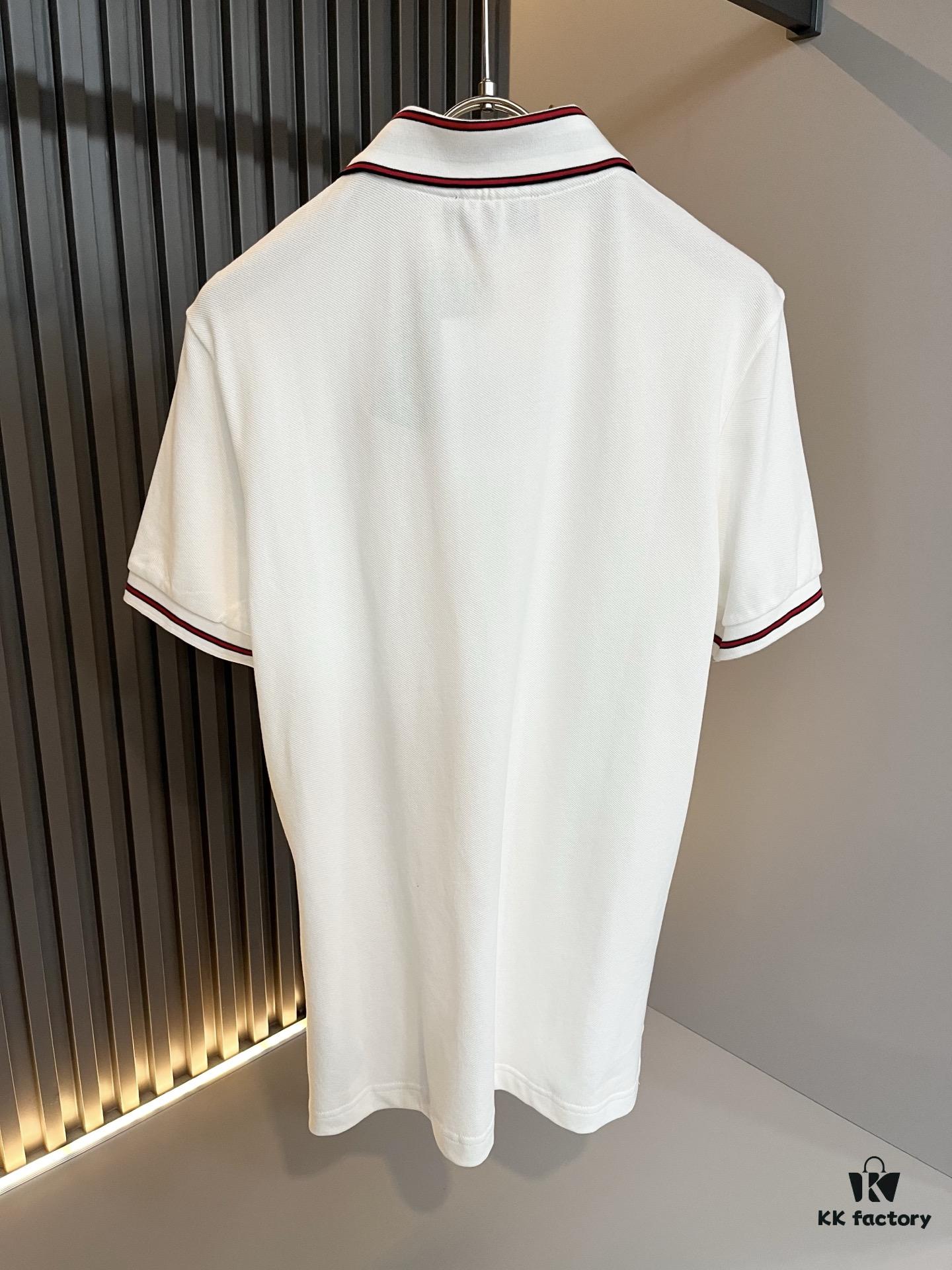6931222d908475d562cd93b7 GUC*I GUJIA 2025 Spring/Summer New Short-Sleeve Polo Shirt, Exclusive Release via Trading Company Channel, Synchronized with Official Website Launch! G Brand Spring/Summer Collection Couples' Style Now Available with Knitted Logo on Collar