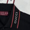693122b9908475d562cd93de GUCCI 2025 SS Piqué Cotton Short-Sleeve Polo Shirt with Embroidered Logo, Contrasting Jacquard Rib Collar and Custom Laser Mother-of-Pearl Buttons