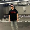 Gucci Unisex Ancora Red Logo Round Neck T-Shirt