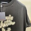 6931240a908475d562cd9427 Unisex Black/White T-Shirt by Louis, Crafted from Soft Cotton Knit with Neon-Effected Handwritten Louis Vuitton Paris Logo, Classic Straight Fit Short-Sleeve Cotton Tee