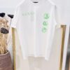 6931241e908475d562cd942c Gucci 2025FW Spring-Summer Oversized Cotton Knit T-Shirt with Gucci Logo Print and Surfer Graphic, Heavyweight Short-Sleeve Tee