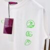 69312431908475d562cd9430 Gucci 2025FW Spring-Summer Oversized Cotton Knit T-Shirt with Gucci Logo Print and Surfer Graphic, Heavyweight Short-Sleeve Tee