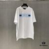 Gucc 225 Spring/Summer New Arrival Letter Print Short Sleeve T-Shirt with Dual Process of Printing and Embroidery