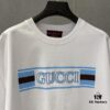 Gucc 225 Spring/Summer New Arrival Letter Print Short Sleeve T-Shirt with Dual Process of Printing and Embroidery