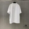 Gucc 225 Spring/Summer New Arrival Letter Print Short Sleeve T-Shirt with Dual Process of Printing and Embroidery
