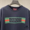 Gucc 225 Spring/Summer New Arrival Letter Print Short Sleeve T-Shirt with Dual Process of Printing and Embroidery
