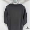 693124a9908475d562cd9451 GUCCI 25SS Gucci Printed Cotton Knit T-Shirt Short Sleeve with Classic Letter Logo, Spray-Painted Detail on Collar and Sleeves
