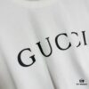 693124cc908475d562cd945c GUCCI 25SS Gucci Printed Cotton Knit T-Shirt Short Sleeve Classic Letter with Spray Paint Decoration on Collar and Sleeves