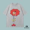 69312550908475d562cd9483 High-End Quality GUCCI 2025 Fall Spring Collection Duck Umbrella Short Sleeve T-Shirt, Premium 270G 32-Count Double-Yarn Pure Cotton Fabric, Loose Fit Unisex Design