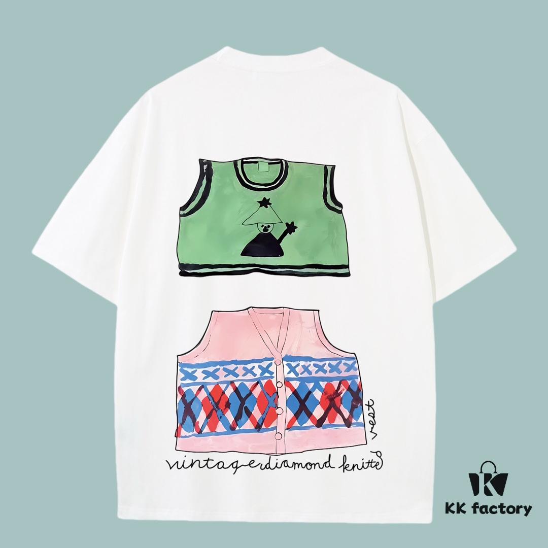 69312646908475d562cd94c8 GUCCI 2025 Fall Spring/Summer Collection Kitten Graphic Short-Sleeve T-Shirt Premium Quality, Custom-Woven 270G 32S Double-Yarn Pure Cotton Fabric, Relaxed Unisex Fit