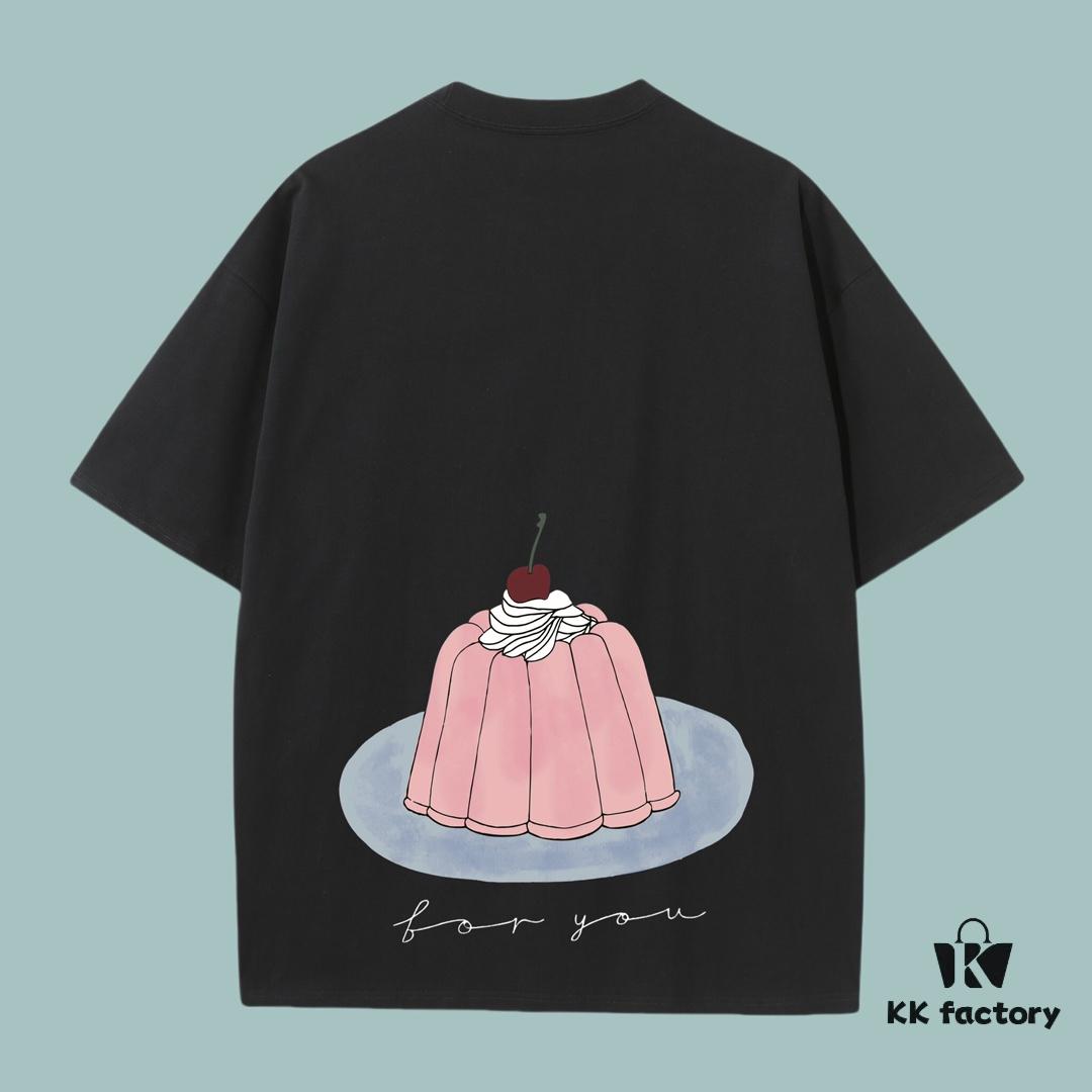 6931268d908475d562cd94e0 High-End Quality GUCCI 2025 Fall Spring/Summer Collection Cherry Pudding Short-Sleeve T-Shirt, Premium 270G 32-Count Double-Yarn Cotton Fabric, Distinct from Regular Prints, Loose Fit Unisex Design