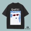 693126ed908475d562cd9503 GUCCI 2025 Fall Spring/Summer Collection Puppy Graphic Short Sleeve T-Shirt - Premium Quality 270G 32-Single Double-Yarn Cotton Fabric, Relaxed Unisex Fit